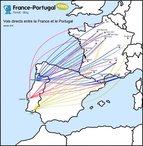 Vols à bas prix depuis Paris, France vers Porto, Portugal .